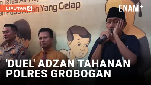 VIDEO: Tahanan Polres Grobogan Adu Adzan Sambut Hari Bhayangkara ke-77