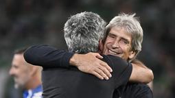 Hasil tersebut memastikan skuad asuhan Manuel Pellegrini tersebut finis di posisi lima besar klasemen akhir Liga Spanyol. (AFP/Cristina Quicler)