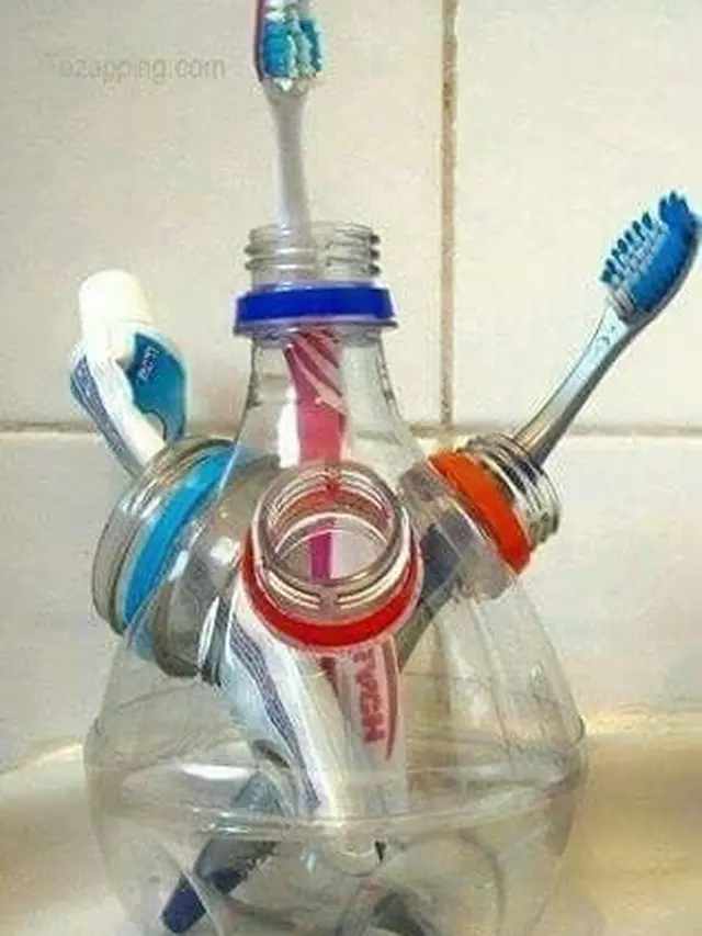 Ide Anti Mainstream Perabot Rumah dari Botol Plastik