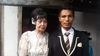 Foto nenek nikahi pemuda di Sulut (Istimewa)