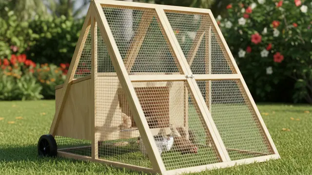 Desain Kandang Ayam Kampung Produktif. AI
