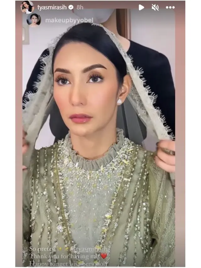 6 Potret Tyas Mirasih di Momen Pengajian Jelang Nikah dengan Tengku Tezi, Menawan