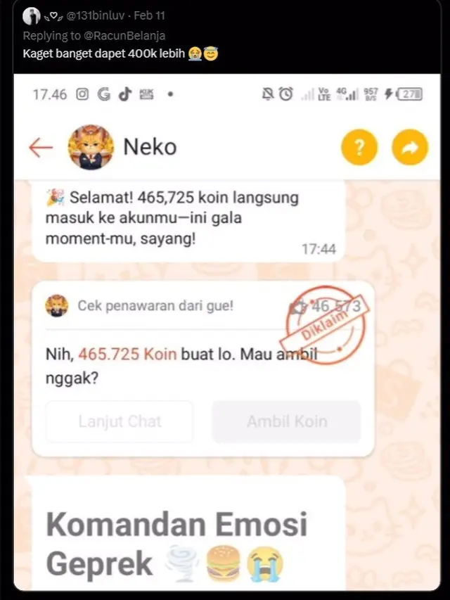 Ini dia si Neko, Kucing Pintar yang Hobi Kasih Koin Shopee