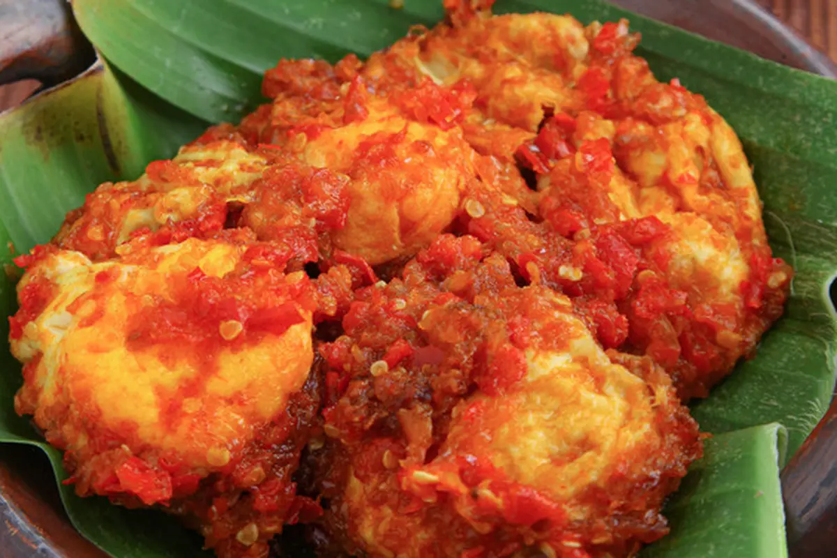 telur ceplok asam manis