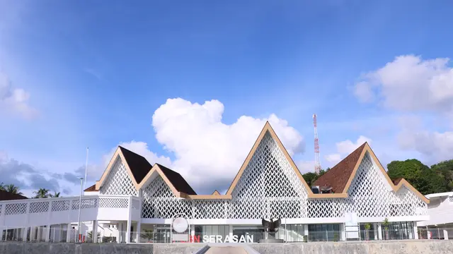 Pos Lintas Batas Negara (PLBN) Serasan, Natuna, Kepulauan Riau (Kepri)