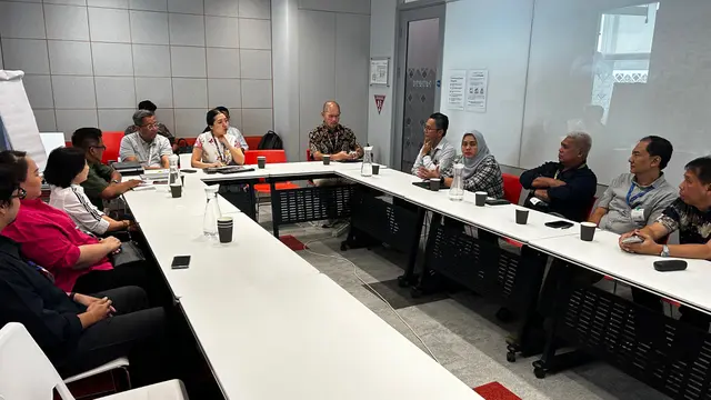 Kunjungan pimpinan ATVI-IMDE ke kantor Google Indonesia. Credit: ATVI