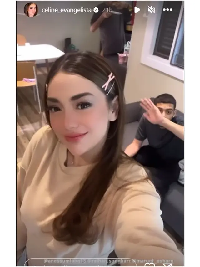 6 Momen Celine Evangelista Liburan Bareng Stevan Pasaribu, Dikabarkan Dekat