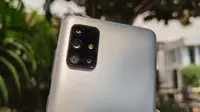 Kamera belakang Galaxy A71. (Liputan6.com/ Agustinus Mario Damar)