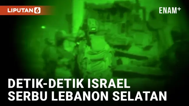 Israel Rilis Detik-detik Serangan ke Lebanon Selatan