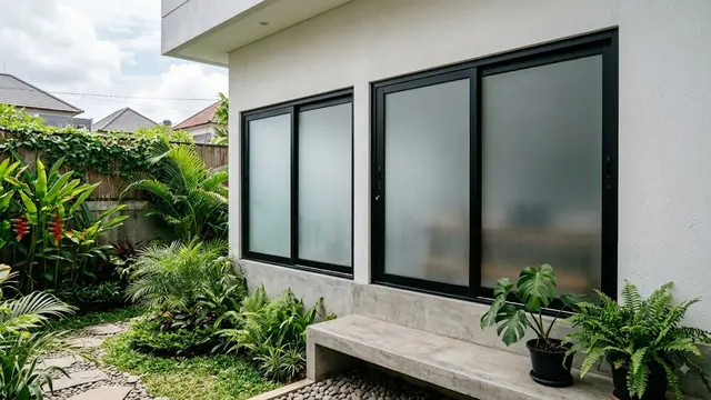Model Jendela Geser Modern (AI Generated)