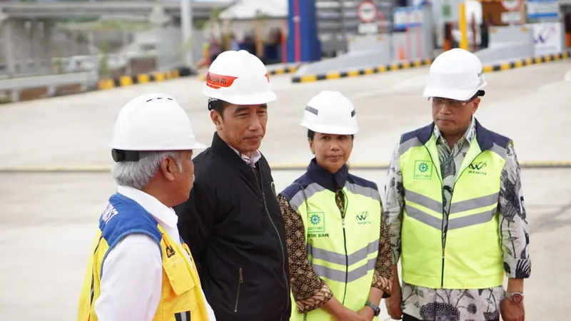 Presiden Joko Widodo meresmikan pengoperasian Jalan Tol  Bogor Ciawi Sukabumi Seksi 1 yakni dari Ciawi hingga Cigombong di Bogor, Jawa Barat, Sabtu (1/12/2018) ini. Dok Kementerian BUMN.