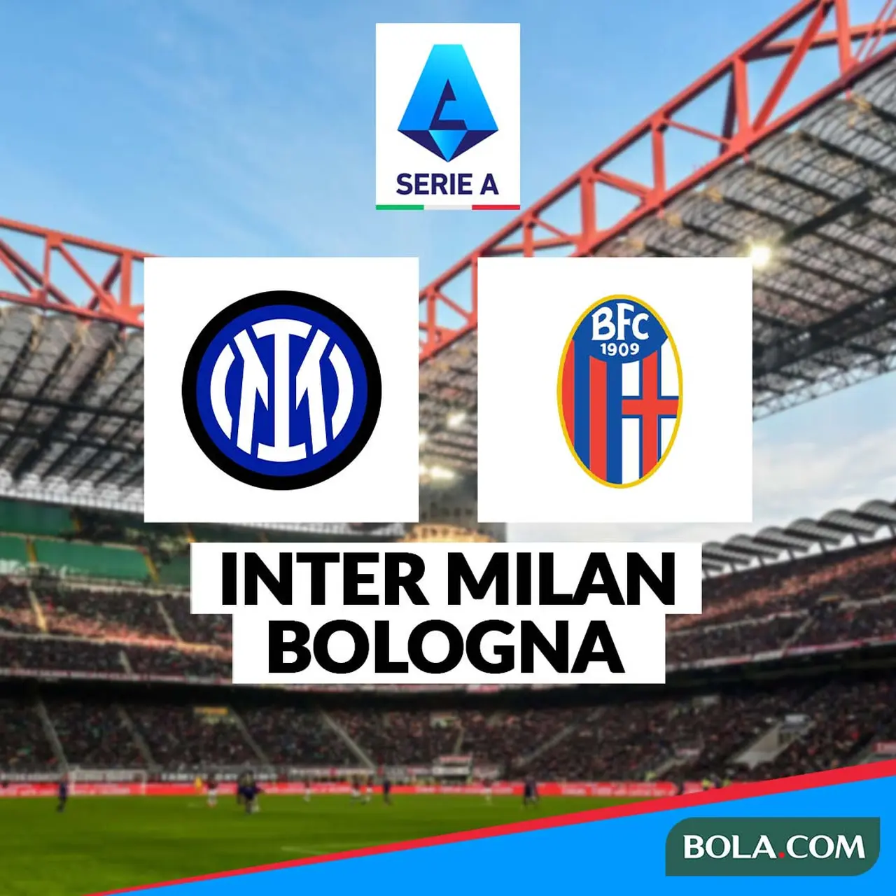 Link Live Streaming Pertandingan Liga Italia: Inter Milan Vs Bologna