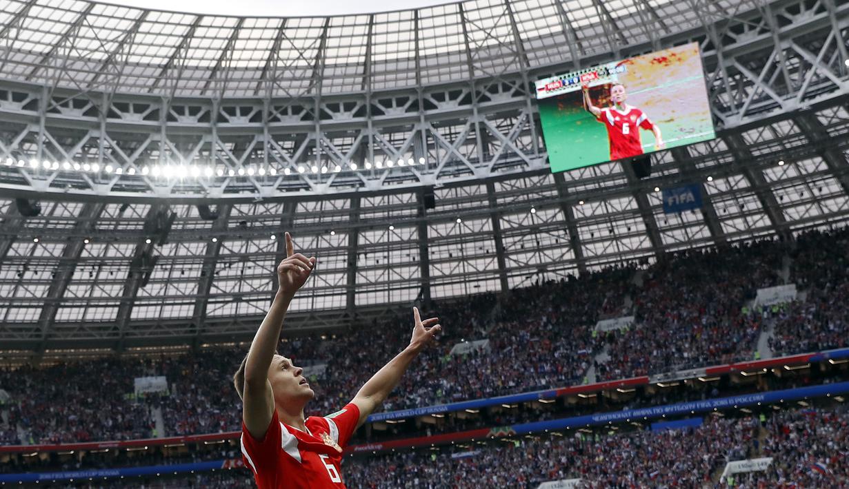 4. Denis Cheryshev (Rusia) - 3 Gol. (AP/Pavel Golovkin)