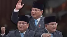 Presiden Prabowo Subianto dijadwalkan hadir dalam rapat paripurna DPR RI di Kompleks Parlemen Senayan, Jakarta, Rabu (20/5/2026). Kehadiran tersebut disebut menjadi yang pertama sejak Prabowo menjabat sebagai presiden.

"Biasanya mereka backingnya seregam cokelat atau hijau," ujar Prabowo. #Merde...