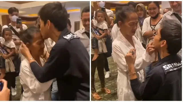 6 Potret Hangat Bio One dan Istri Mendiang Gepeng Srimulat, Bak Anak Kandung