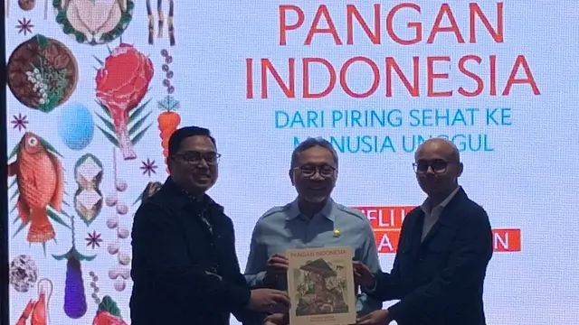 Acara Peluncuran buku Pangan Indonesia yang ditulis oleh Zulkifli Hasan dan Dirgayuza Setiawan, di JCC, Jumat (4/9/2026). (Foto: istimewa)
