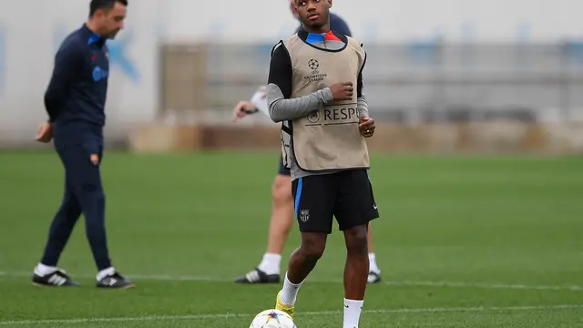 Ansu Fati - Barcelona - Liga Champions - 12 Oktober 2022