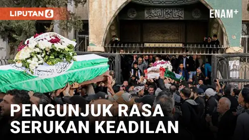 VIDEO: Pelayat Serukan Keadilan dalam Pemakaman Aktivis Suriah yang Ditemukan Tewas Setelah Kejatuhan Assad