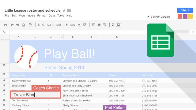 Google Sheets (sumber: Google)