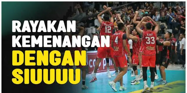 VIDEO: Siu Menggema, Pemain Palembang Bank Sumsel Babel Lakukan Selebrasi Kemenangan di PLN Mobile Proliga 2024
