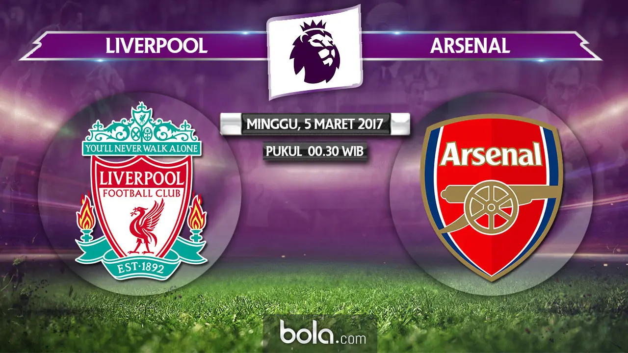 Premier League_Liverpool vs Arsenal (Bola.com/Adreanus Titus)