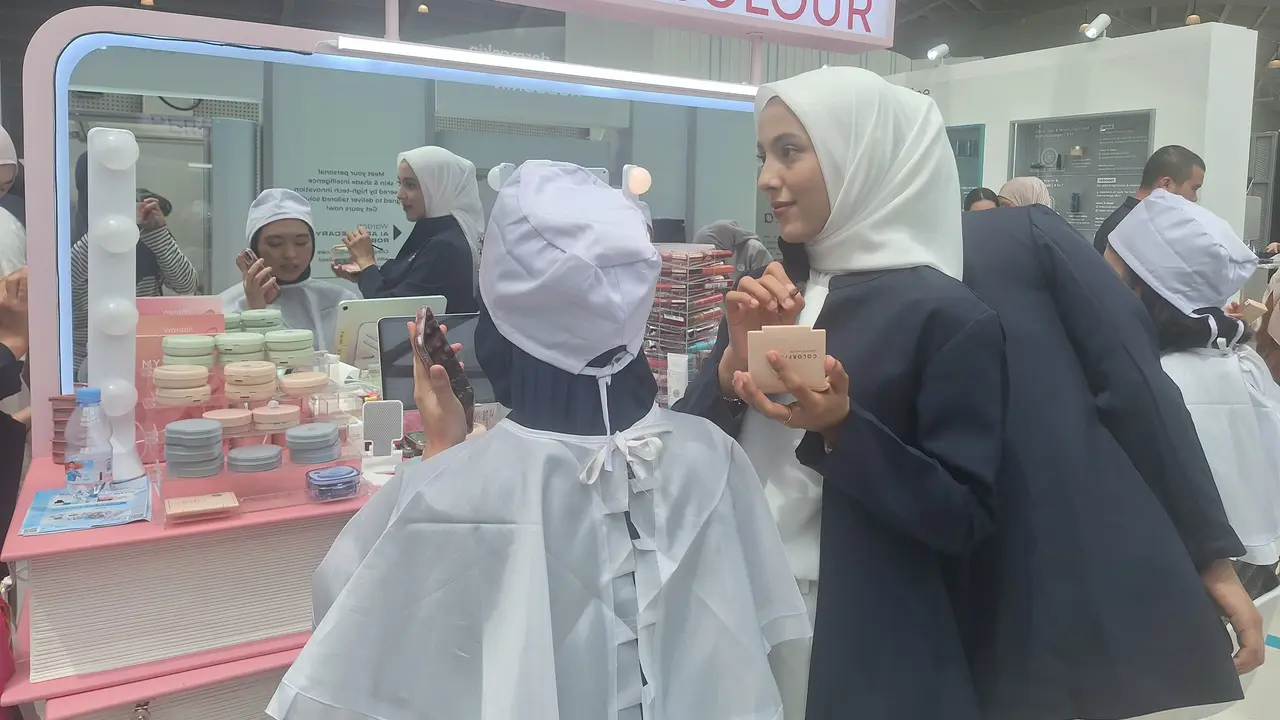 Keseruan Wardah Colourverse: Beauty Science and Tech. (Ratnaning Asih/ Liputan6.com)