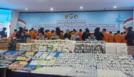 Apartemen hingga Gudang Pakan Ternak Jadi Tempat Produksi Narkoba