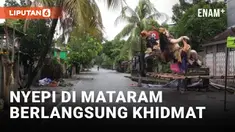 TAK HANYA DI BALI, PERAYAAN NYEPI DI MATARAM JUGA BERLANGSUNG KHIDMAT