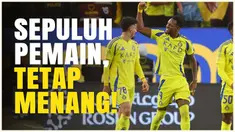 Berita video Al Nassr berhasil taklukkan tuan rumah Al Ahli hanya dengan 10 pemain saja. Brace Jhon Duran pastikan tiga poin diraih dan kukuh bertengger di peringkat tiga klasemen sementara.