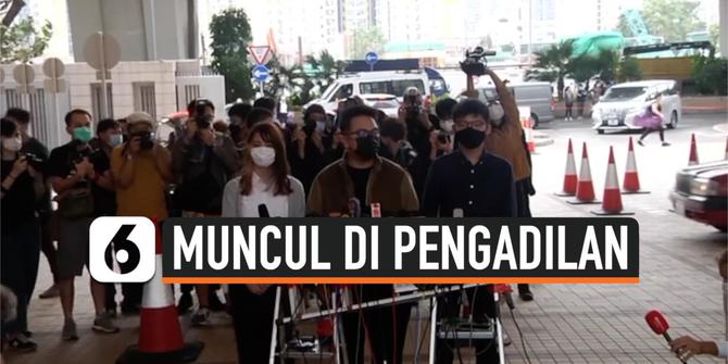 VIDEO: Aktivis Pro-Demokrasi Hong Kong Mengaku Bersalah di Pengadilan