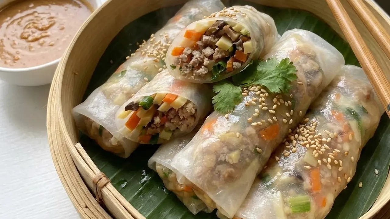 Resep Lumpia Kukus Isi Daging dan Sayur