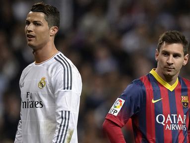 Termasuk Messi dan Ronaldo, berikut daftar 5 pemain yang menjadi top skor atau pencetak gol terbanyak di klubnya pada abad ke-21. (Foto: AFP/Dani Pozo)
