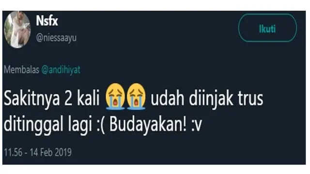 pria ingin romantis (Sumber: Twitter/nindilR)