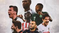 Pemain Bebas Transfer: Ahmed Musa, Daniel Sturridge, Fabio Borini, Alexandre Pato, Wilfried Bony, Jese, Mario Mandzukic (Bola.com/Adreanus Titus)