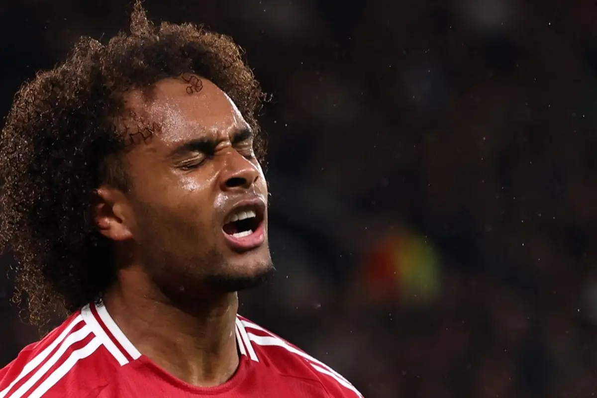 Penyerang Manchester United, Joshua Zirkzee.