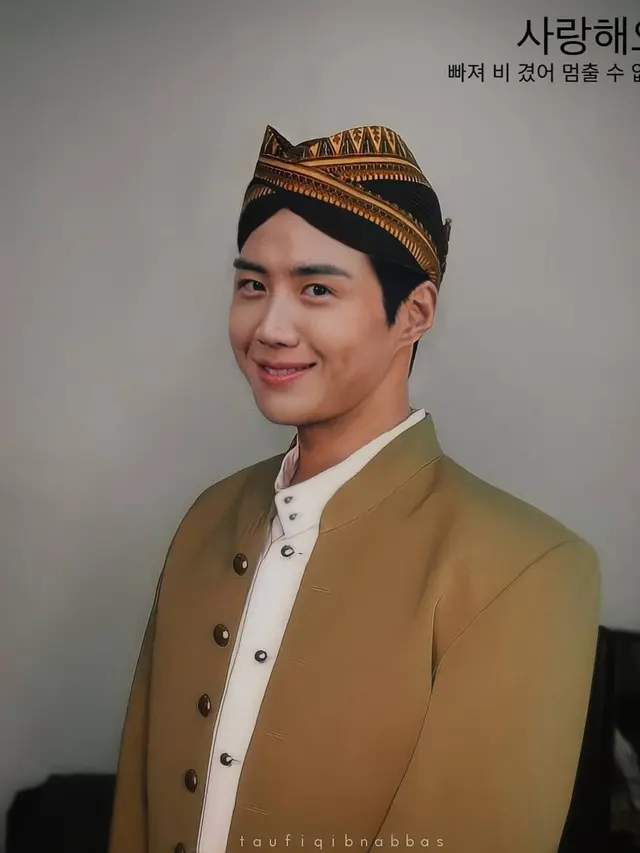 7 Editan Foto Artis Korea Pakai Busana Adat Indonesia Ini Bikin Senyum