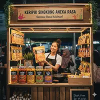 Ilustrasi Ide Usaha Olahan Singkong Kekinian (Foto: Gemini AI)