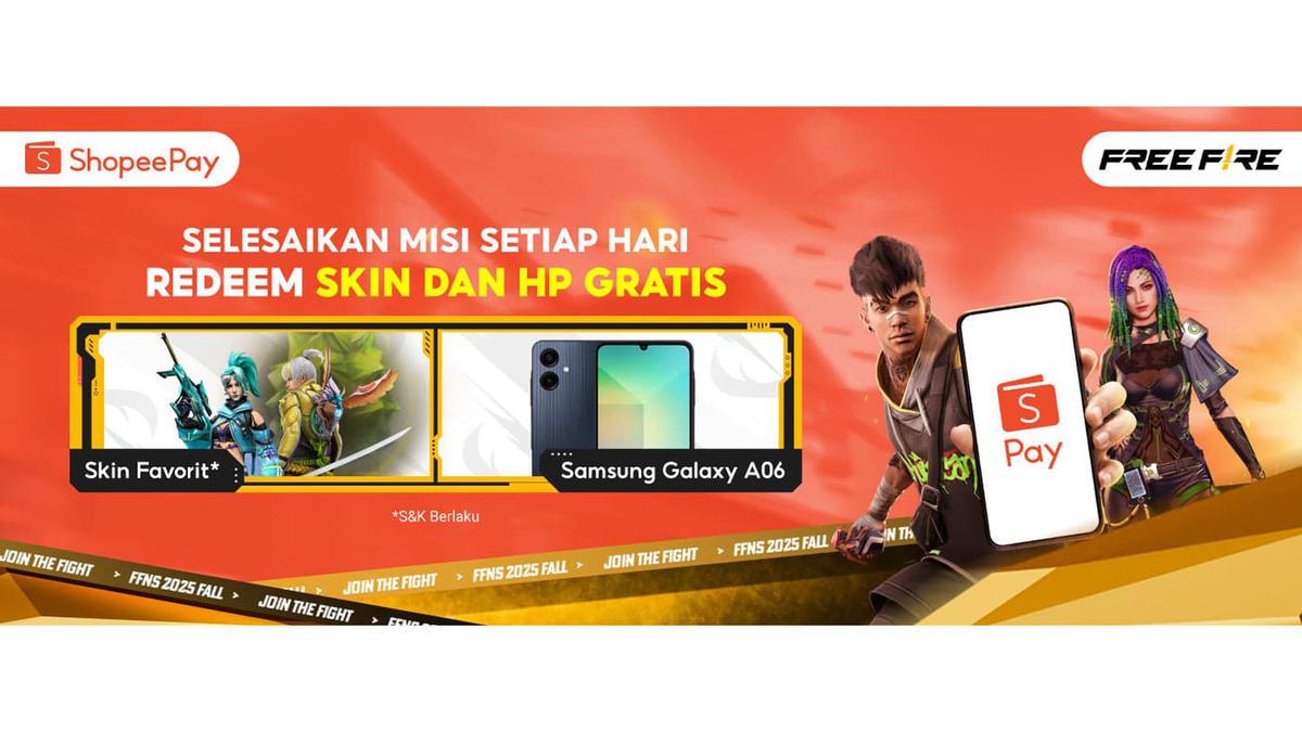 Intip 4 Tips Booyah &amp; Redeem Skin Free Fire Keren di Program FFNS 2025 Fall Bareng ShopeePay