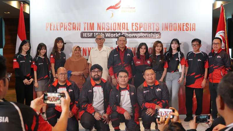 Timnas Indonesia Incar 3 Medali Emas di IESF World Esports Championships 2023