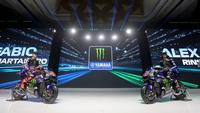 Foto: Fabio Quartararo dan Alex Rins Pamer Mesin V4 Baru Motor Yamaha Untuk MotoGP 2026