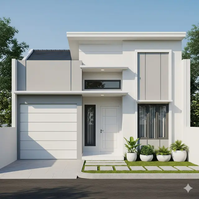 Konsep Rumah dengan Garasi