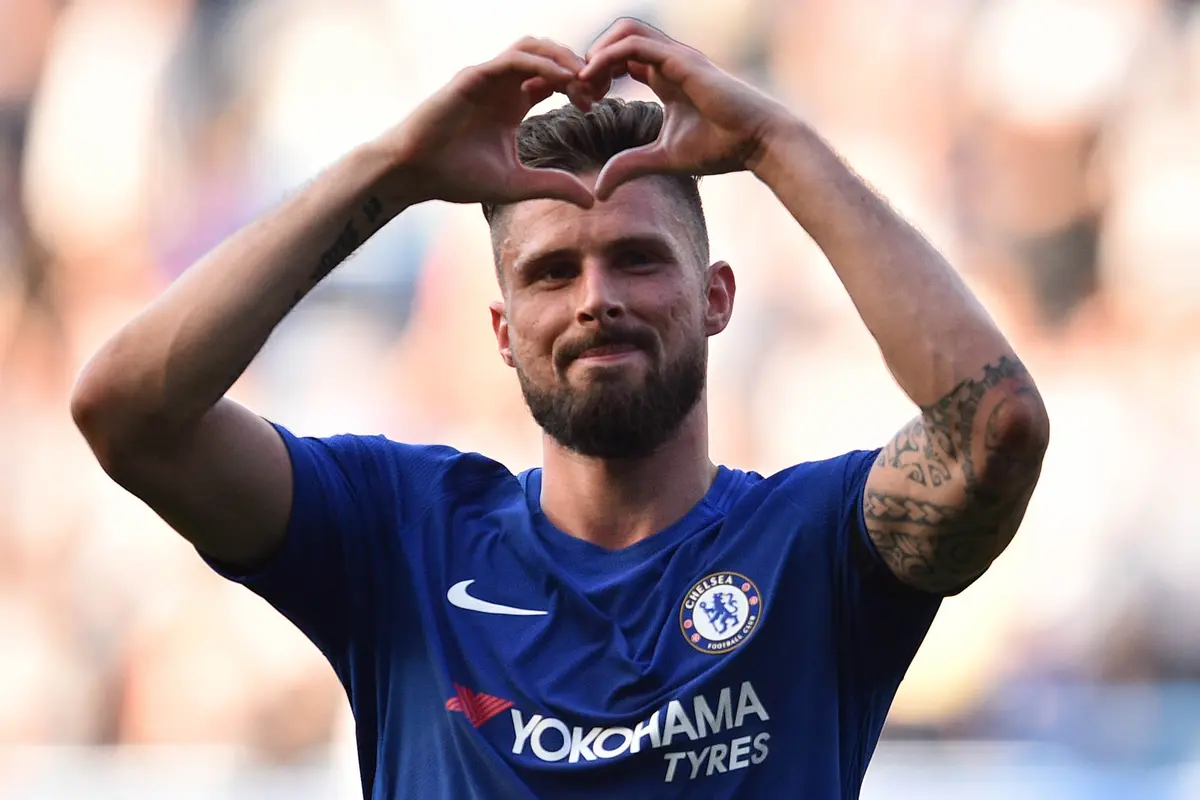 FOTO: Gol Olivier Giroud Antar Chelsea Bungkam Liverpool