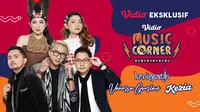 Kerispatih, Vanessa Goeslaw, dan Kezia akan menjadi bintang tamu di episode terbaru Vidio Music Corner. (Dok. Vidio)