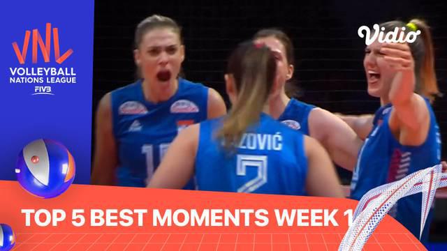Berita Video, 5 Momen Terbaik di Volleyball Nations League Putri, Salah Satunya Laga Seru antara Thailand Vs China
