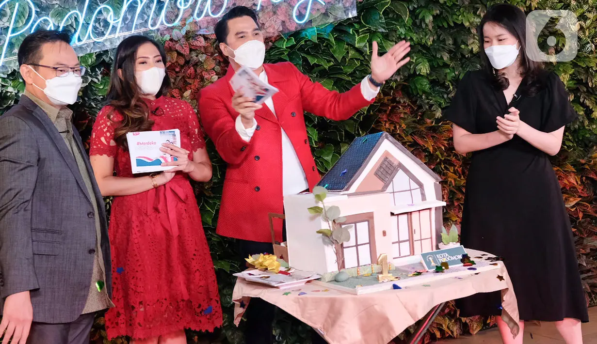 Dalam suasana HUT RI, Kota Podomoro Tenjo juga memperkenalkan kampanye #MerdekadariNgontrak yang mendorong semangat masyarakat untuk berinvestasi properti yang menghadirkan hunian sehat, aman, dan nyaman. (Liputan6.com/HO/Ading)