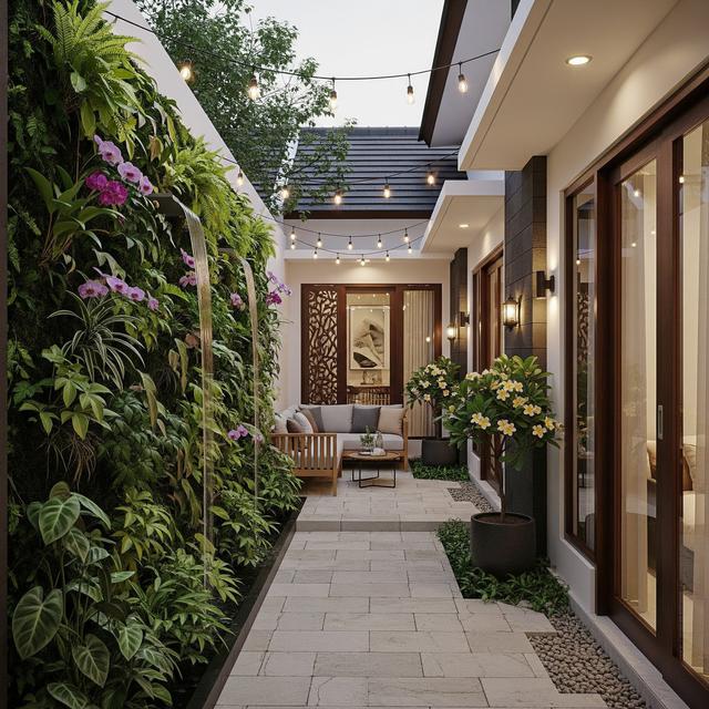 Ide Teras Rumah Cluster Sempit tapi Tetap Elegan dan Rapi