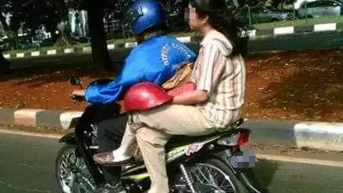 Yang ini setinggi lutut banget... (Sumber: Twitter/@iswandisyah)