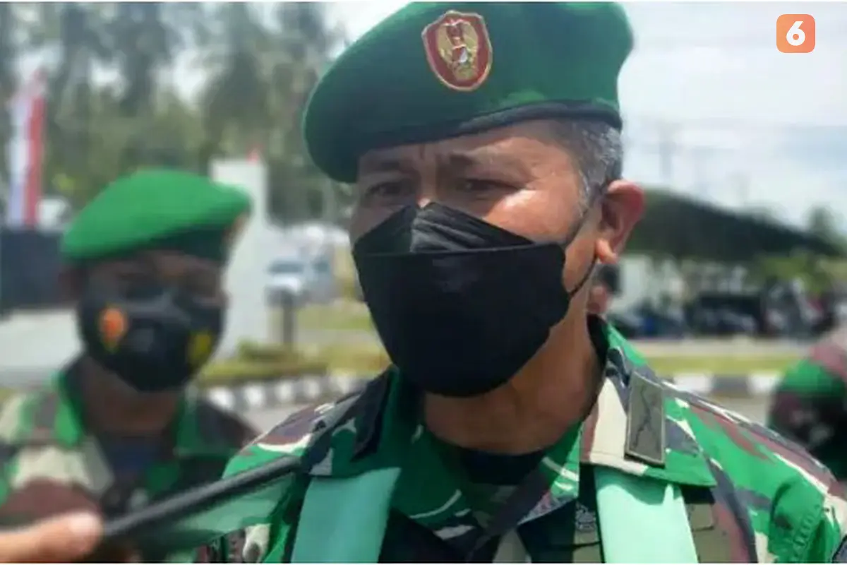 Komandan Korem (Danrem) 133 Nani Wartabone Brigjen TNI Amrin Ibrahim. Foto: Gopos.id (Arf/Liputan6.com)