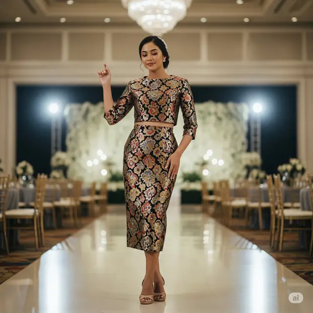 Baju Kondangan di Gedung Pernikahan. Foto: Gemini