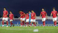 Pemain Timnas Indonesia U-22 sesaat sebelum melawan Myanmar pada pertandingan terakhir Grup C SEA Games 2025 di The 700th Anniversary of Chiang Mai Stadium, Thailand, Jumat (12/12/2025). Timnas Indonesia U22 dipastikan angkat koper lebih awal dari SEA Games 2025 Thailand. (Bola.com/Bagaskara Lazuardi)